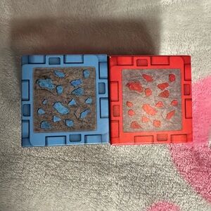 Collection of 2 McDonald’s x Minecraft happy meal block toys